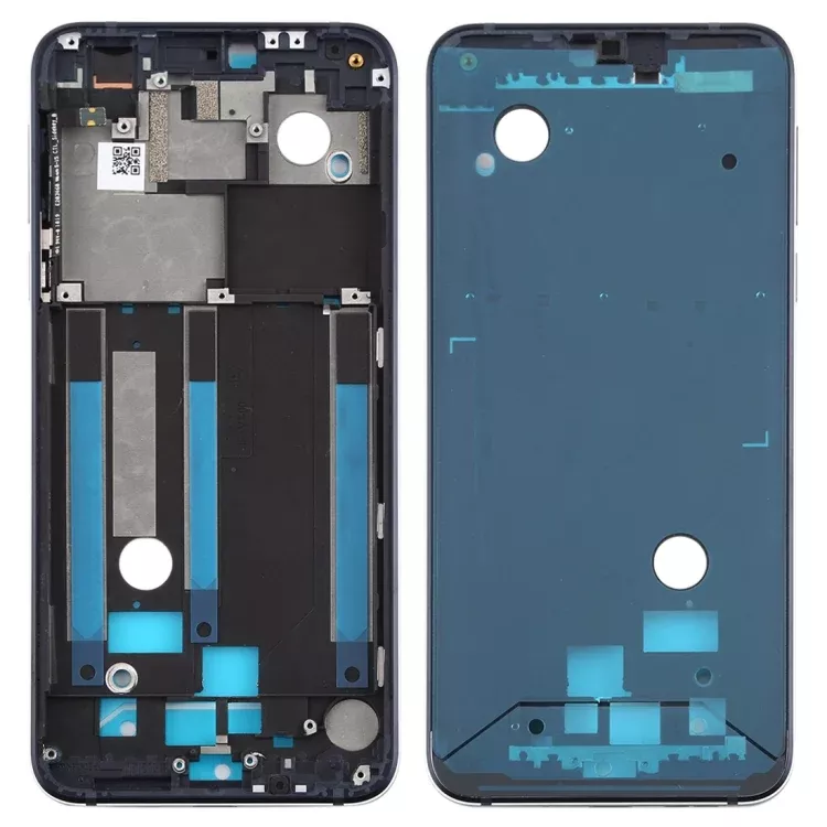 Front Housing LCD Frame Bezel Plate for Nokia 7.1 TA-1100 TA-1096 TA-1095 TA-1085 TA-1097(Silver)